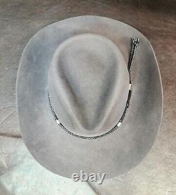 Vintage/NOS Beaver Hats Co. Cowboy Hat #8290, Dark Steel, 7 1/4, WithOrig. Box