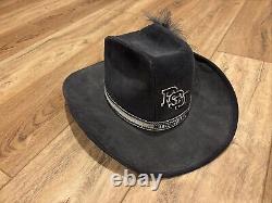 Vintage Penn State PSU Cowboy Hat AJD Western Felt Size Large