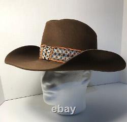 Vintage RESISTOL Mink XXX BEAVER Cowboy Western Mens / Women's Hat Sz 7-1/8