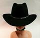 Vintage Resistol Self Conforming Texas Mens Black Hat Size-4xxxx Beaver 7-1.5