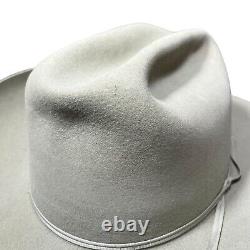 Vintage RESISTOL Silver Belly County Sheriff Self Conforming Beaver 30 Hat Sz 7