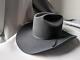 Vintage Resistol Cowboy Hat 7-1/8 Black Beaver 4x Xxxx Western Made In Usa