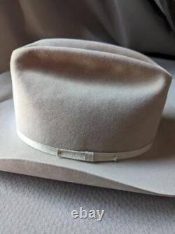 Vintage RESISTOL tan FUR FELTED western 7-1/2 cowboy hat