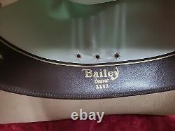 Vintage Rare Tan Bailey 4x Beaver Cowboy Hat Size 7 1/4 Texas Excellent Shape