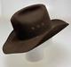 Vintage Resistal Cowboy Hat 4x Beaver Felt Hat Xxxx Usa Made Texas Brown 7 1/8