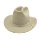 Vintage Resistol 10x Beaver Cowboy Western Hat 7-1/8 Silver Gray W510 Ridgetop
