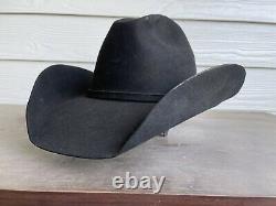 Vintage Resistol 20X Beaver Felt Jim Shoulders Bull Rider Rodeo Cowboy Hat 7 1/8