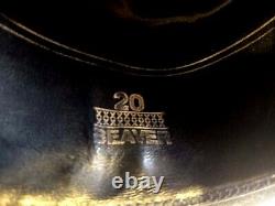 Vintage Resistol 20X Black Gold Beaver Fur Long Oval Western Cowboy Hat