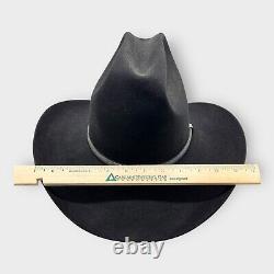 Vintage Resistol 4X Beaver Felt Cowboy Hat Self-Conforming Size 7 1/4 Texas USA