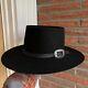 Vintage Resistol 4x Beaver Gambler Gunslinger Hat Size 7 1/4