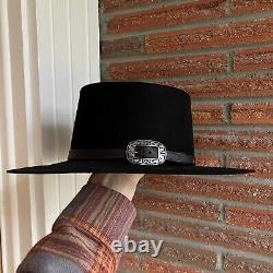Vintage Resistol 4X Beaver Gambler Gunslinger Hat Size 7 1/4