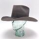 Vintage Resistol 4x Beaver Las Vegas Cowboy Western Hat Sz 7 3/8 R Granite Gray