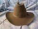 Vintage Resistol 4x Beaver Las Vegas Pecan Cowboy Hat 7 3/8 Long Oval Texas Usa