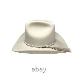 Vintage Resistol 4X Beaver Silverbelly Western Cowboy Hat Size 7 1/8