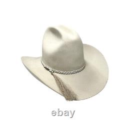 Vintage Resistol 4X Beaver Silverbelly Western Cowboy Hat Size 7 1/8