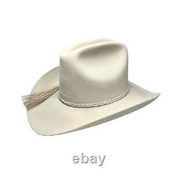 Vintage Resistol 4X Beaver Silverbelly Western Cowboy Hat Size 7 1/8