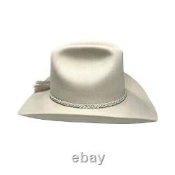 Vintage Resistol 4X Beaver Silverbelly Western Cowboy Hat Size 7 1/8