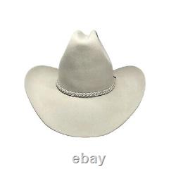 Vintage Resistol 4X Beaver Silverbelly Western Cowboy Hat Size 7 1/8