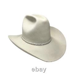 Vintage Resistol 4X Beaver Silverbelly Western Cowboy Hat Size 7 1/8