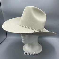 Vintage Resistol 4X Beaver Western Cowboy Hat Silverbelly Size 7 Texas, USA
