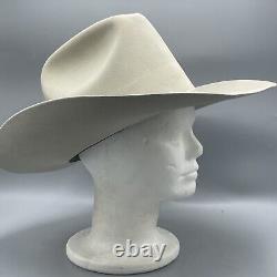 Vintage Resistol 4X Beaver Western Cowboy Hat Silverbelly Size 7 Texas, USA