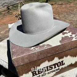Vintage Resistol 5X Beaver 7 1/4 Self-Conforming Cowboy Hat