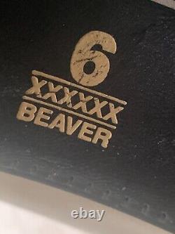 Vintage Resistol 6X Beaver Self Conforming 65 Buckskin Size 6 7/8 Long Oval EUC