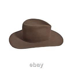 Vintage Resistol Beaver Hat 7 1/4 Tan Belly Wyoming Game Warden Self Conforming