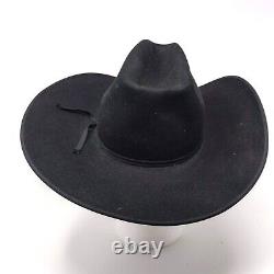 Vintage Resistol Black Beaver Cowboy Hat Sz 7