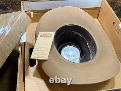 Vintage Resistol Charparral Beaver 4X Mens Western Hat w Box Pecan 6 3/4 R NICE