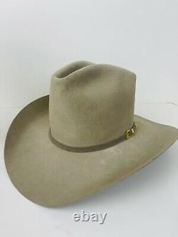 Vintage Resistol Cowboy Ha5X Beaver Western Rodeo Self Conforming Beige 6 7/8