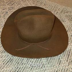 Vintage Resistol Cowboy Hat 3X Beaver Self Conforming, Made in Texas