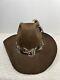Vintage Resistol Cowboy Hat Mens 7 1/8 Beaver Western Self Confirming Long Oval