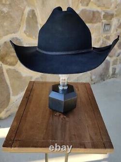 Vintage Resistol Diamond Horseshoe Cowboy Hat, 7 1/8, (Black) Western Hat