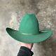 Vintage Resistol Forest Green 4x Beaver Western Cowboy Hat 7 1/4