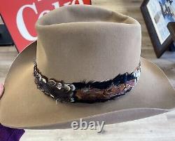 Vintage Resistol Longhorn Cowboy Hat (7 1/4 inch) Roundup Collection Eddie Bauer