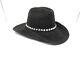 Vintage Resistol Self-conforming Xxx Fur Felt Cowboy Hat Black Size 7 1/4 Usa