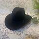 Vintage Resistol Tycoon Cowboy Long Oval 4x Beaver Hat Men's 6 7/8 Black