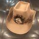 Vintage Resistol Western Tan Cowboy Hat Self Conforming Xxx Beaver 7 1/8