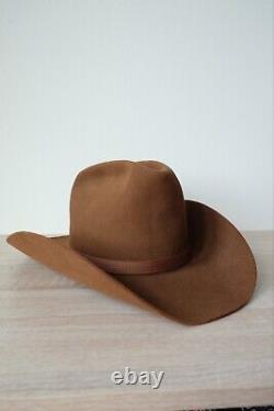 Vintage Resistol XXX Beaver Felt USA 7 5/8 W220 Hi Sierra Cowboy Hat Western