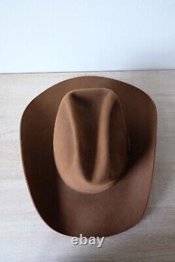 Vintage Resistol XXX Beaver Felt USA 7 5/8 W220 Hi Sierra Cowboy Hat Western