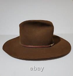 Vintage Resistol XXXX Beaver Self Conforming cowboy hat 7-1/4 Texas