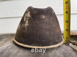 Vintage Rugged 15X Beaver Felt Resistol Bull Rider Rodeo Cowboy Hat 7 1/8 Black