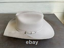 Vintage Rugged 50X Bull Rider Rodeo Cowboy Hat 7 1/4 Beige Texas Rancher