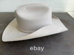 Vintage Rugged 50X Bull Rider Rodeo Cowboy Hat 7 1/4 Beige Texas Rancher