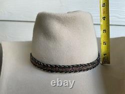 Vintage Rugged Resistol Bull Rider Rodeo Cowboy Hat 7 1/8 Western Texas 57cm