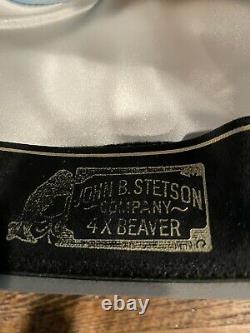 Vintage STETSON 4X BEAVER Rancher 7 Great Condition! WithBox