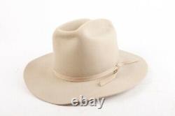 Vintage STETSON 4X XXXX Beaver Western Cowboy Fedora Hat Men's Size 7 USA