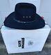 Vintage Stetson Black 4x Beaver Western Cowboy Hat Skyline 7 1/4 Xxxx Withbox