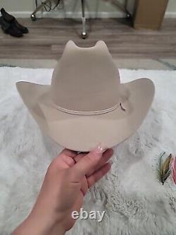 Vintage STETSON Cowboy Hat BEAVER 4X Silver Belly 7-1/2 Western XXXX